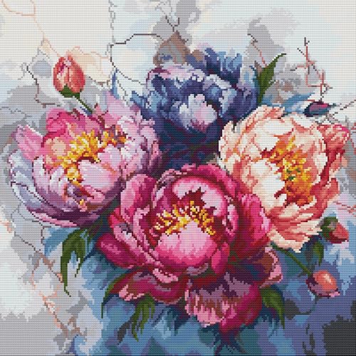 Awesocrafts Kreuzstich Stickpackungen Vorgedruckt Paeonia suffruticosa Blumen Bilder Vorlagen Sticken Set Vorgedruckt 14CT 2 Stränge Awesocrafts Kreuzstich Stickpackungen Vorgedruckt Paeonia suffruticosa Blumen Bilder Vorlagen Sticken Set Vorgedruckt 14CT 2 Stränge von Awesocrafts