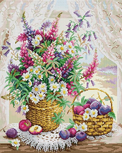 Awesocrafts Kreuzstich Stickpackungen Vorgedruckt Sommergeschmack Bilder Vorlagen Sticken Set Vorgedruckt 14CT 2 Stränge Awesocrafts Kreuzstich Stickpackungen Vorgedruckt Sommergeschmack Bilder Vorlagen Sticken Set Vorgedruckt 14CT 2 Stränge von Awesocrafts