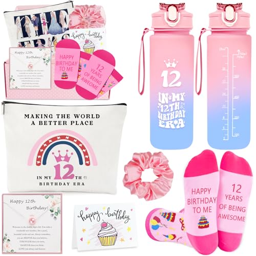Mädchen Geschenke 12 Jahre, Geburtstagsgeschenke für Mädchen 12 Jahre, Geschenkideen Mädchen 12 Jahre Geschenk für Tochter, Nichte, Enkelin, Süße Dekorationen zum 12. Geburtstag für Teenager-Mädchen Mädchen Geschenke 12 Jahre, Geburtstagsgeschenke für Mädchen 12 Jahre, Geschenkideen Mädchen 12 Jahre Geschenk für Tochter, Nichte, Enkelin, Süße Dekorationen zum 12. Geburtstag für Teenager-Mädchen von Awfrky