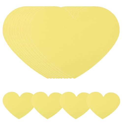 40 Stück Rote Herzen Papier, Papierherzen Groß, Papierausschnitte in Herzform, Rote Herz Papier Deko für Hochzeit Geburtstag Valentinstag, Pinnwand, Wand, Klassenzimmer, Schule, Bastelprojekte (Gelb) 40 Stück Rote Herzen Papier, Papierherzen Groß, Papierausschnitte in Herzform, Rote Herz Papier Deko für Hochzeit Geburtstag Valentinstag, Pinnwand, Wand, Klassenzimmer, Schule, Bastelprojekte (Gelb) von Awleynz