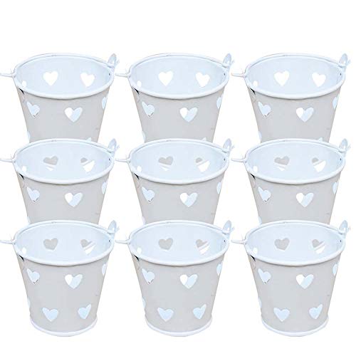 Bodosac Mini-Eimer aus Metall, für Süßigkeiten, Gastgeschenke, Hochzeit, Party, Geschenk, 30 Stück Bodosac Mini-Eimer aus Metall, für Süßigkeiten, Gastgeschenke, Hochzeit, Party, Geschenk, 30 Stück von Bodosac