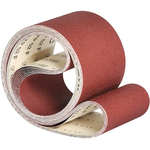 Awuko Schleifband Papier Schleifbänder KP52F für Holz | 150x6800 mm Korn wählbar 100-10 Stück von Awuko