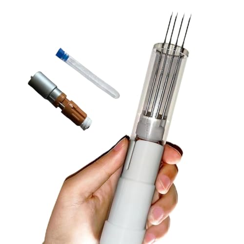 Axazcs Electric Woll Felting Tool, DIY -Nadel -Felching -Maschine, Handheld -Filzmaschine mit 7 Nadeln und 5 Ersatzköpfen, für DIY -Wollmalerei, Felted -Handwerksarbeit Axazcs Electric Woll Felting Tool, DIY -Nadel -Felching -Maschine, Handheld -Filzmaschine mit 7 Nadeln und 5 Ersatzköpfen, für DIY -Wollmalerei, Felted -Handwerksarbeit von Axazcs