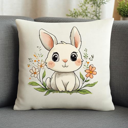 AxiangziK Cartoon-Tiere DIY Knüpfpackung für Kinder & Erwachsene,Niedliche Kaninchen und Blumen,Kissenbezug Knüpfkissen Knüpfset Teppich Bastel- Und Heimdekoration,17x17in AxiangziK Cartoon-Tiere DIY Knüpfpackung für Kinder & Erwachsene,Niedliche Kaninchen und Blumen,Kissenbezug Knüpfkissen Knüpfset Teppich Bastel- Und Heimdekoration,17x17in von AxiangziK