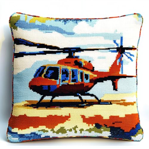 AxiangziK DIY Knüpfkissen Set erwachsene,Cartoon-Flugzeug,knüpfkissen set,Knüpfkissen,Überwurfkissen,Matte,Stickerei-Bastelsets für Anfänger Heimdekoration,17x17in AxiangziK DIY Knüpfkissen Set erwachsene,Cartoon-Flugzeug,knüpfkissen set,Knüpfkissen,Überwurfkissen,Matte,Stickerei-Bastelsets für Anfänger Heimdekoration,17x17in von AxiangziK