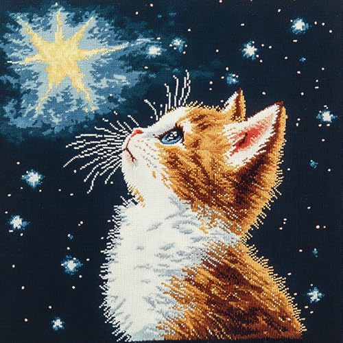 AxiangziK Tier Knüpfkissen Zum Selber Knüpfen,Katze unter den Sternen,DIY Kissen Hülle Knüpfset,Kissenbezug Knüpfen Set Kreuzstich für Kinder Erwachsene,17x17in AxiangziK Tier Knüpfkissen Zum Selber Knüpfen,Katze unter den Sternen,DIY Kissen Hülle Knüpfset,Kissenbezug Knüpfen Set Kreuzstich für Kinder Erwachsene,17x17in von AxiangziK