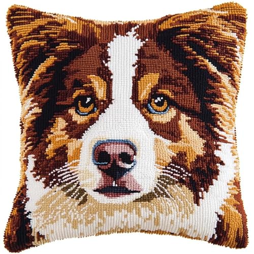 AxiangziK Tier Knüpfkissen Zum Selber Knüpfen,Süßer Hund,DIY Kissen Hülle Knüpfset,Kissenbezug Knüpfen Set Kreuzstich für Kinder Erwachsene,17x17in AxiangziK Tier Knüpfkissen Zum Selber Knüpfen,Süßer Hund,DIY Kissen Hülle Knüpfset,Kissenbezug Knüpfen Set Kreuzstich für Kinder Erwachsene,17x17in von AxiangziK