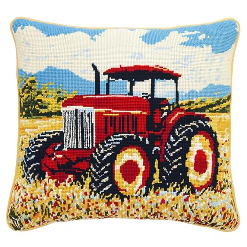 DIY Knüpfen Set Anfänger,Cartoon-Traktor,Knüpfkissen Wurfkissenbezug,Sofakissenbezug Mit Bedruckter Leinwand Für Anfänger Und Erwachsene,17x17in DIY Knüpfen Set Anfänger,Cartoon-Traktor,Knüpfkissen Wurfkissenbezug,Sofakissenbezug Mit Bedruckter Leinwand Für Anfänger Und Erwachsene,17x17in von AxiangziK