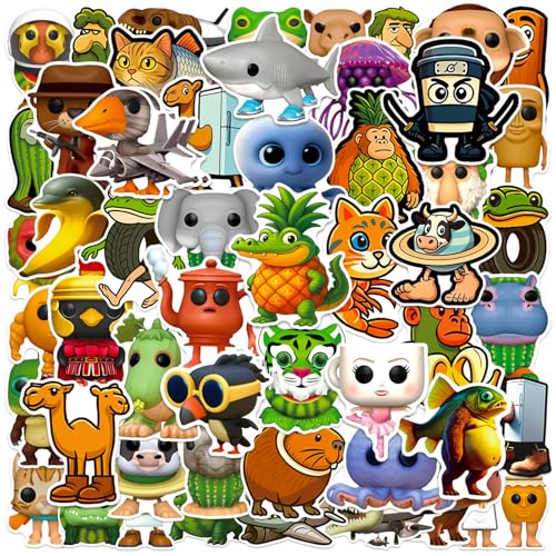 110 Stück Italian Brainrot Figuren Sticker Tung Tung Tung Sahur Aufkleber 110 Stück Italian Brainrot Figuren Sticker Tung Tung Tung Sahur Aufkleber von Axingqiwu