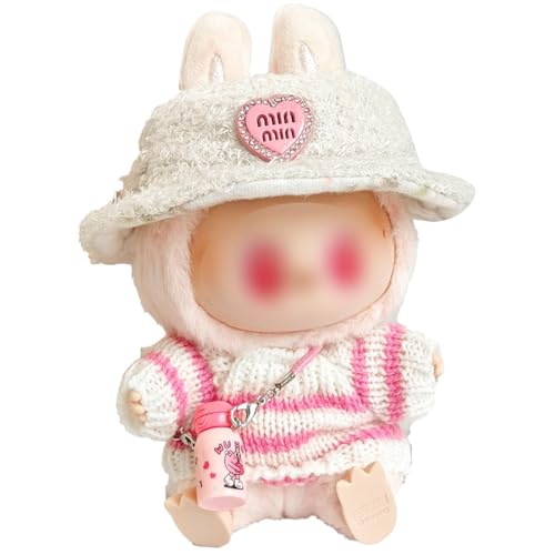 Axinyijia bubu Kleidung DIY bubu Monster Outfit Zubehör für 17cm bubu Puppen Bekleidung Geschenke für Sammler (Enthält Keine Puppen) (Pink-Wasserkocher) von Axinyijia