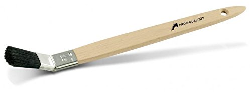 Axppin Pinsel, gebogen, M6 Profi, 10 mm, weiß, Tierhaare von Axppin