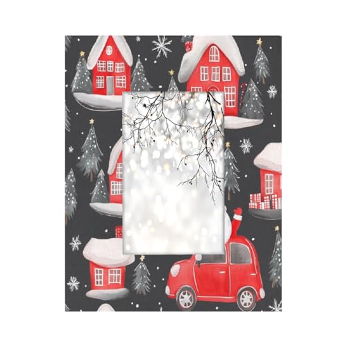Bilderrahmen aus Holz, 10,2 x 15,2 cm, Ständer, Tischplatte und Wandmontage, Holz-Bilderrahmen, Weihnachtsbaum, Winter, Bauernhaus, Weihnachtsmann Bilderrahmen aus Holz, 10,2 x 15,2 cm, Ständer, Tischplatte und Wandmontage, Holz-Bilderrahmen, Weihnachtsbaum, Winter, Bauernhaus, Weihnachtsmann von Axurera