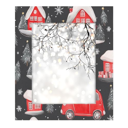 Bilderrahmen aus Holz, 20,3 x 25,4 cm, Ständer, Tischplatte und Wandmontage, Holz-Bilderrahmen, Weihnachtsbaum, Winter, Bauernhaus, Weihnachtsmann Bilderrahmen aus Holz, 20,3 x 25,4 cm, Ständer, Tischplatte und Wandmontage, Holz-Bilderrahmen, Weihnachtsbaum, Winter, Bauernhaus, Weihnachtsmann von Axurera