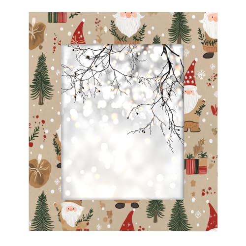 Bilderrahmen aus Holz, 20,3 x 25,4 cm, mit Ständer, Tisch- und Wandmontage, Holz-Bilderrahmen, Weihnachtsbaum, Weihnachtsmann auf Retro-Stil Bilderrahmen aus Holz, 20,3 x 25,4 cm, mit Ständer, Tisch- und Wandmontage, Holz-Bilderrahmen, Weihnachtsbaum, Weihnachtsmann auf Retro-Stil von Axurera