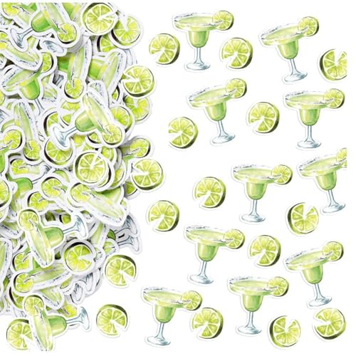 100 Stück Zitrone Konfetti Tischdeko Konfetti für Sommer Obst Thema Baby Dusche Geburtstag Party Dekorationen Grün von Ayaluck