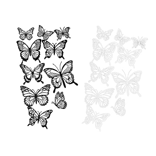 Aymzbd 20 Stück Spitze für Scrapbooking, Dekorative Papiere Zum Basteln von Verzierungen, Papierausschnitte Zum Basteln für Kunsttagebuch, Collage, DIY, Schmetterling Aymzbd 20 Stück Spitze für Scrapbooking, Dekorative Papiere Zum Basteln von Verzierungen, Papierausschnitte Zum Basteln für Kunsttagebuch, Collage, DIY, Schmetterling von Aymzbd