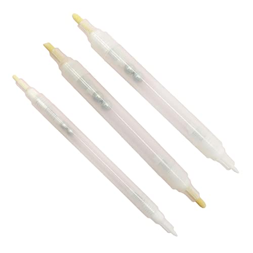 Aymzbd 3 X Leere Nachfüllstifte, Doppelkopf Werkzeug, Nachfüllbares Zubehör, Stifthalter, Öl, DIY Marker für Marker, Schriftzüge, Zeichnungen, Basteltinten, 3MM Aymzbd 3 X Leere Nachfüllstifte, Doppelkopf Werkzeug, Nachfüllbares Zubehör, Stifthalter, Öl, DIY Marker für Marker, Schriftzüge, Zeichnungen, Basteltinten, 3MM von Aymzbd