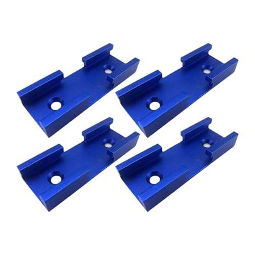Aymzbd 4x Holzbearbeitung T -Spuren Kreuzanschluss für Kreuzschlittendoppelgeschnittener Jig -Profil T -Schlitz für Routertisch Workbench DIY, Blau Aymzbd 4x Holzbearbeitung T -Spuren Kreuzanschluss für Kreuzschlittendoppelgeschnittener Jig -Profil T -Schlitz für Routertisch Workbench DIY, Blau von Aymzbd