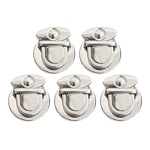 Aymzbd 5 Stück Tuck Lock Verschluss Taschenschlösser für Handtaschen Handtaschenverschlüsse Robustes Zubehör Geldbörse Daumenverschluss Geldbörsen Metallvers, C von Aymzbd