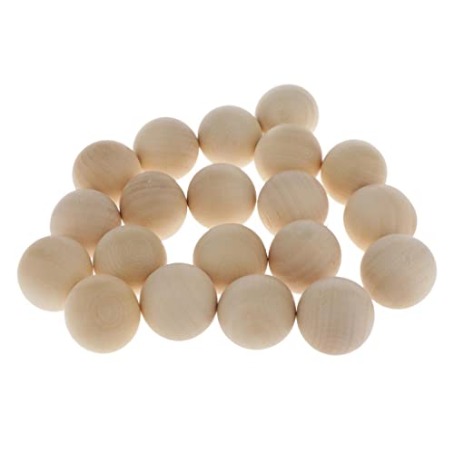 Aymzbd Holzkugel, Unlackierte Natürliche, Glatte Holzkugeln für Bastel Und DIY Projekte, 40 MM Aymzbd Holzkugel, Unlackierte Natürliche, Glatte Holzkugeln für Bastel Und DIY Projekte, 40 MM von Aymzbd