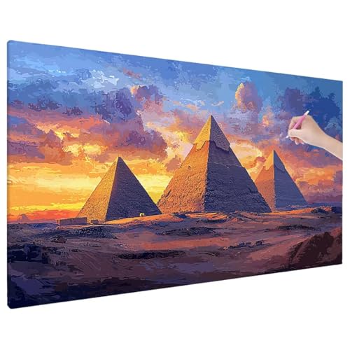 Ägypten Diamond Painting XXL, 5D Diamant Painting Bilder Landschaft Muster mit Vollbohrer Leinwand, Diamond Art Stickerei Kreuzstich Set, Basteln Erwachsene Mosaikherstellung, Wanddeko 70x30 cm C-67 Ägypten Diamond Painting XXL, 5D Diamant Painting Bilder Landschaft Muster mit Vollbohrer Leinwand, Diamond Art Stickerei Kreuzstich Set, Basteln Erwachsene Mosaikherstellung, Wanddeko 70x30 cm C-67 von Aynaeinn