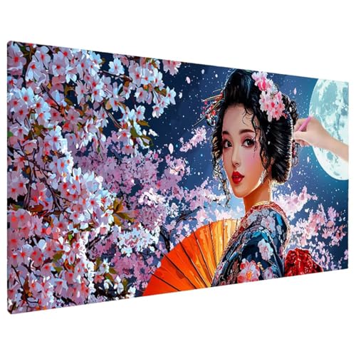 Anime Diamond Painting XXL, 5D Diamant Painting Bilder Japan Muster mit Vollbohrer Leinwand, Diamond Art Malerei Stickerei Kreuzstich Set, Basteln Erwachsene Mosaikherstellung, Wanddeko 70x30 cm C-46 Anime Diamond Painting XXL, 5D Diamant Painting Bilder Japan Muster mit Vollbohrer Leinwand, Diamond Art Malerei Stickerei Kreuzstich Set, Basteln Erwachsene Mosaikherstellung, Wanddeko 70x30 cm C-46 von Aynaeinn