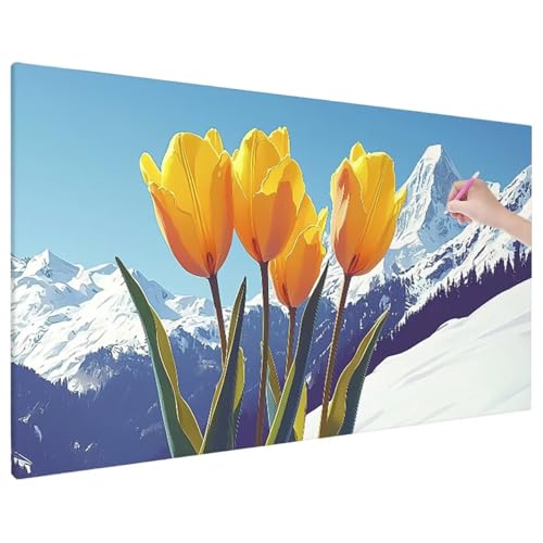 Blumen Diamond Painting XXL, 5D Diamant Painting Bilder Berge Muster mit Vollbohrer Leinwand, Diamond Art Stickerei Kreuzstich Set, Basteln Erwachsene Mosaikherstellung, Herbst Wanddeko 180x80 cm E-20 Blumen Diamond Painting XXL, 5D Diamant Painting Bilder Berge Muster mit Vollbohrer Leinwand, Diamond Art Stickerei Kreuzstich Set, Basteln Erwachsene Mosaikherstellung, Herbst Wanddeko 180x80 cm E-20 von Aynaeinn