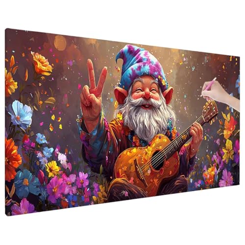 Diamond Painting 180x80 cm, Anime Diamant Painting Bilder Erwachsene Bastelset, 5D Diamond Paintings Erwachsene Set mit Runde Vollbohrer für Aesthetic Room Decor, Geschenke für Frauen (Blumen) X-66 von Aynaeinn