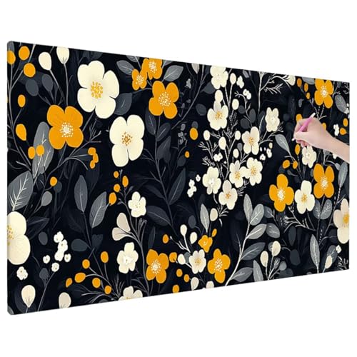 Diamond Painting 70x30 cm, Anlage Diamant Painting Bilder Erwachsene Bastelset, 5D Diamond Paintings Erwachsene Set mit Runde Vollbohrer für Aesthetic Room Decor, Geschenke für Frauen (Blumen) C-68 von Aynaeinn