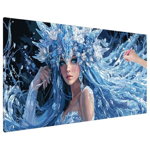 Diamond Painting 90x40 cm, Anime Diamant Painting Bilder Erwachsene Bastelset, 5D Diamond Paintings Erwachsene Set mit Runde Vollbohrer für Aesthetic Room Decor, Geschenke für Frauen (Fantasy) C-11 von Aynaeinn