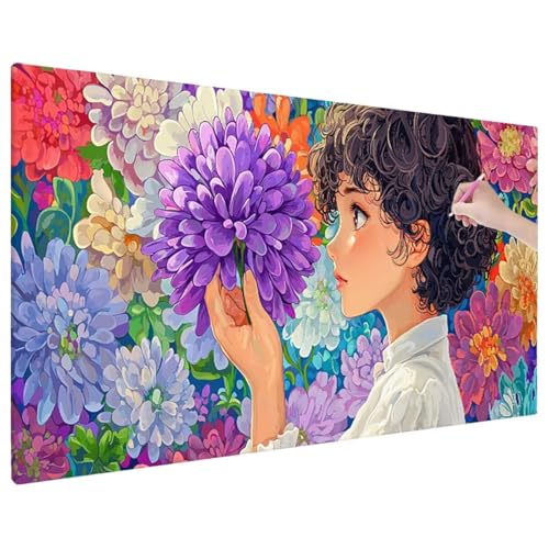 Diamond Painting Anime, Blumen Diamond Painting Erwachsene Groß XXL 180x80 cm, 5D Runde Diamant Stickerei Erwachsene Mosaikherstellung Bastelset, Herbst Zimmer Deko Wohnzimmer, Weihnachtsgeschen D-32 Diamond Painting Anime, Blumen Diamond Painting Erwachsene Groß XXL 180x80 cm, 5D Runde Diamant Stickerei Erwachsene Mosaikherstellung Bastelset, Herbst Zimmer Deko Wohnzimmer, Weihnachtsgeschen D-32 von Aynaeinn