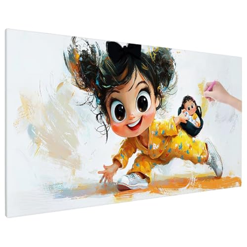 Diamond Painting Anime, Mädchen Diamond Painting Erwachsene Groß XXL 140x60 cm, 5D Runde Diamant Stickerei Erwachsene Mosaikherstellung Bastelset, Herbst Zimmer Deko Wohnzimmer, Weihnachtsgeschen D-41 Diamond Painting Anime, Mädchen Diamond Painting Erwachsene Groß XXL 140x60 cm, 5D Runde Diamant Stickerei Erwachsene Mosaikherstellung Bastelset, Herbst Zimmer Deko Wohnzimmer, Weihnachtsgeschen D-41 von Aynaeinn