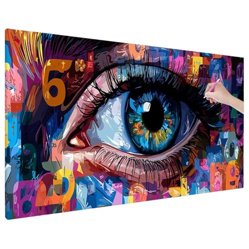 Diamond Painting Bunt, Abstrakt Diamond Painting Erwachsene Groß XXL 70x30 cm, 5D Runde Diamant Stickerei Erwachsene Mosaikherstellung Bastelset, Herbst Zimmer Deko Wohnzimmer, Weihnachtsgeschen D-26 Diamond Painting Bunt, Abstrakt Diamond Painting Erwachsene Groß XXL 70x30 cm, 5D Runde Diamant Stickerei Erwachsene Mosaikherstellung Bastelset, Herbst Zimmer Deko Wohnzimmer, Weihnachtsgeschen D-26 von Aynaeinn