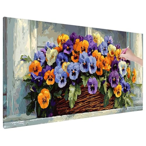 Diamond Painting Bunt, Blumen Diamond Painting Erwachsene Groß XXL 180x80 cm, 5D Runde Diamant Stickerei Erwachsene Mosaikherstellung Bastelset, Herbst Zimmer Deko Wohnzimmer, Weihnachtsgeschen E-1 Diamond Painting Bunt, Blumen Diamond Painting Erwachsene Groß XXL 180x80 cm, 5D Runde Diamant Stickerei Erwachsene Mosaikherstellung Bastelset, Herbst Zimmer Deko Wohnzimmer, Weihnachtsgeschen E-1 von Aynaeinn
