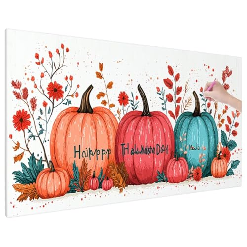 Diamond Painting Halloween, Kürbis Diamond Painting Erwachsene Groß XXL 180x80 cm, 5D Runde Diamant Stickerei Erwachsene Mosaikherstellung Bastelset, Zimmer Deko Wohnzimmer, Weihnachtsgeschen D-11 Diamond Painting Halloween, Kürbis Diamond Painting Erwachsene Groß XXL 180x80 cm, 5D Runde Diamant Stickerei Erwachsene Mosaikherstellung Bastelset, Zimmer Deko Wohnzimmer, Weihnachtsgeschen D-11 von Aynaeinn