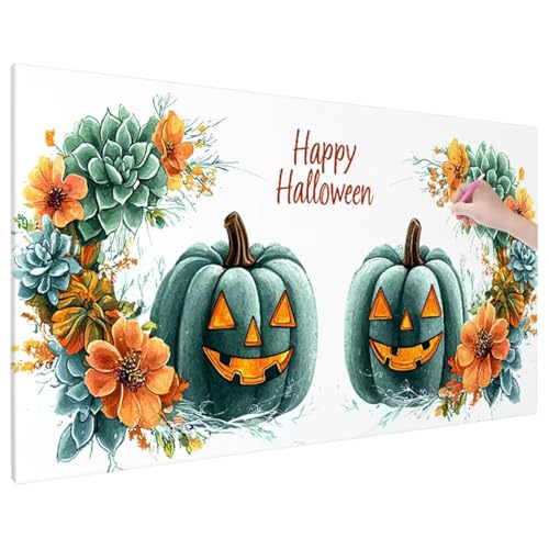 Diamond Painting Halloween, Kürbis Diamond Painting Erwachsene Groß XXL 180x80 cm, 5D Runde Diamant Stickerei Erwachsene Mosaikherstellung Bastelset, Zimmer Deko Wohnzimmer, Weihnachtsgeschen E-25 Diamond Painting Halloween, Kürbis Diamond Painting Erwachsene Groß XXL 180x80 cm, 5D Runde Diamant Stickerei Erwachsene Mosaikherstellung Bastelset, Zimmer Deko Wohnzimmer, Weihnachtsgeschen E-25 von Aynaeinn