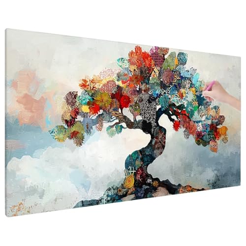 Diamond Painting Lebensbaum, Abstrakt Diamond Painting Erwachsene Groß XXL 220x100 cm, 5D Runde Diamant Stickerei Erwachsene Mosaikherstellung Bastelset, Zimmer Deko Wohnzimmer, Weihnachtsgeschen E-37 Diamond Painting Lebensbaum, Abstrakt Diamond Painting Erwachsene Groß XXL 220x100 cm, 5D Runde Diamant Stickerei Erwachsene Mosaikherstellung Bastelset, Zimmer Deko Wohnzimmer, Weihnachtsgeschen E-37 von Aynaeinn