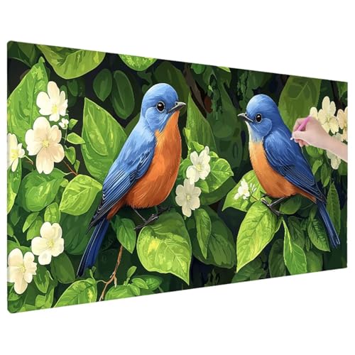 Diamond Painting Vogel, Anlage Diamond Painting Erwachsene Groß XXL 110x50 cm, 5D Runde Diamant Stickerei Erwachsene Mosaikherstellung Bastelset, Herbst Zimmer Deko Wohnzimmer, Weihnachtsgeschen C-78 Diamond Painting Vogel, Anlage Diamond Painting Erwachsene Groß XXL 110x50 cm, 5D Runde Diamant Stickerei Erwachsene Mosaikherstellung Bastelset, Herbst Zimmer Deko Wohnzimmer, Weihnachtsgeschen C-78 von Aynaeinn
