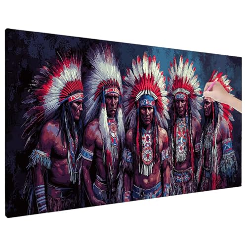 Indien Diamond Painting XXL, 5D Diamant Painting Bilder Mann Muster mit Vollbohrer Leinwand, Diamond Art Malerei Stickerei Kreuzstich Set, Basteln Erwachsene Mosaikherstellung, Wanddeko 70x30 cm X-68 Indien Diamond Painting XXL, 5D Diamant Painting Bilder Mann Muster mit Vollbohrer Leinwand, Diamond Art Malerei Stickerei Kreuzstich Set, Basteln Erwachsene Mosaikherstellung, Wanddeko 70x30 cm X-68 von Aynaeinn
