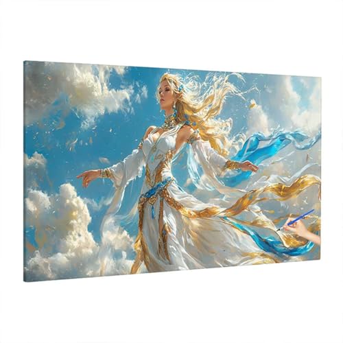 Malen Nach Zahlen Anime, Malen Nach Zahlen Erwachsene Frauen, DIY Set Erwachsene Paint by Numbers, Paint by Numbers mit 3 Pinseln und Acrylfarbe, Ölgemälde Kit für Herbst Deko Wohnzimmer 180x80cm S-44 Malen Nach Zahlen Anime, Malen Nach Zahlen Erwachsene Frauen, DIY Set Erwachsene Paint by Numbers, Paint by Numbers mit 3 Pinseln und Acrylfarbe, Ölgemälde Kit für Herbst Deko Wohnzimmer 180x80cm S-44 von Aynaeinn