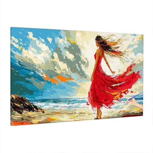 Malen Nach Zahlen Erwachsene Anime, Frauen Paint by Numbers Kreativ Set für Erwachsene, DIY Handgemalt Ölgemälde Kit mit 3 Pinseln, Acrylfarbe und Leinwand für Deko Wohnzimmer, Geschenke 90x40cm S-79 Malen Nach Zahlen Erwachsene Anime, Frauen Paint by Numbers Kreativ Set für Erwachsene, DIY Handgemalt Ölgemälde Kit mit 3 Pinseln, Acrylfarbe und Leinwand für Deko Wohnzimmer, Geschenke 90x40cm S-79 von Aynaeinn