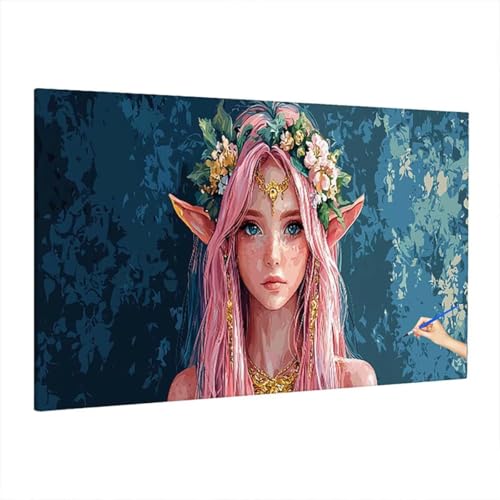 Malen Nach Zahlen Erwachsene Anime 220x100cm, Groß DIY Malen Nach Zahlen Mädchen, Painting by Numbers Basteln Erwachsene, Ölgemälde Kit Basteln für Anfänger für Herbstdeko, Geschenke für Frauen D-29 von Aynaeinn