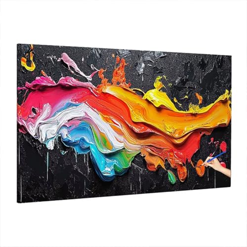 Malen Nach Zahlen Erwachsene Farbe 160x70cm, Groß DIY Malen Nach Zahlen Abstrakt, Painting by Numbers Basteln Erwachsene, Ölgemälde Kit Basteln für Anfänger für Herbstdeko, Geschenke für Frauen S-90 Malen Nach Zahlen Erwachsene Farbe 160x70cm, Groß DIY Malen Nach Zahlen Abstrakt, Painting by Numbers Basteln Erwachsene, Ölgemälde Kit Basteln für Anfänger für Herbstdeko, Geschenke für Frauen S-90 von Aynaeinn