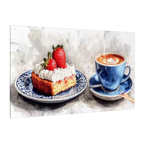 Malen Nach Zahlen Erwachsene Kaffee 90x40cm, Groß DIY Malen Nach Zahlen Modern, Painting by Numbers Basteln Erwachsene, Ölgemälde Kit Basteln für Anfänger für Herbstdeko, Geschenke für Frauen S-69 Malen Nach Zahlen Erwachsene Kaffee 90x40cm, Groß DIY Malen Nach Zahlen Modern, Painting by Numbers Basteln Erwachsene, Ölgemälde Kit Basteln für Anfänger für Herbstdeko, Geschenke für Frauen S-69 von Aynaeinn
