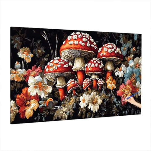 Malen Nach Zahlen Erwachsene Pflanzen 220x100cm, Groß DIY Malen Nach Zahlen Blumen, Painting by Numbers Basteln Erwachsene, Ölgemälde Kit Basteln für Anfänger für Herbstdeko, Geschenke für Frauen S-21 von Aynaeinn