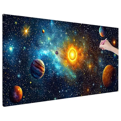 Milchstraße Diamond Painting XXL, 5D Diamant Painting Bilder Planeten Muster mit Vollbohrer Leinwand, Diamond Art Stickerei Kreuzstich Set, Basteln Erwachsene Mosaikherstellung, Wanddeko 70x30 cm F-0 Milchstraße Diamond Painting XXL, 5D Diamant Painting Bilder Planeten Muster mit Vollbohrer Leinwand, Diamond Art Stickerei Kreuzstich Set, Basteln Erwachsene Mosaikherstellung, Wanddeko 70x30 cm F-0 von Aynaeinn