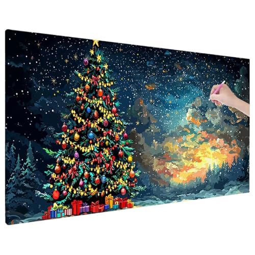 Weihnachten Diamond Painting XXL, 5D Diamant Painting Bilder Sternenhimmel mit Vollbohrer Leinwand, Diamond Art Stickerei Kreuzstich Set, Basteln Erwachsene Mosaikherstellung, Wanddeko 180x80 cm C-25 Weihnachten Diamond Painting XXL, 5D Diamant Painting Bilder Sternenhimmel mit Vollbohrer Leinwand, Diamond Art Stickerei Kreuzstich Set, Basteln Erwachsene Mosaikherstellung, Wanddeko 180x80 cm C-25 von Aynaeinn