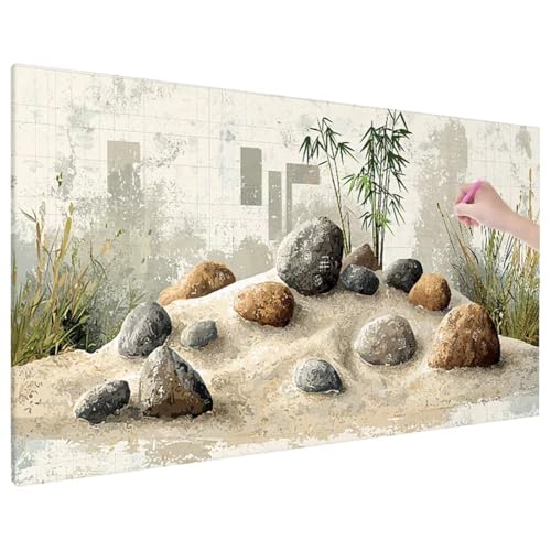 Zen Diamond Painting XXL, 5D Diamant Painting Bilder Anlage Muster mit Vollbohrer Leinwand, Diamond Art Malerei Stickerei Kreuzstich Set, Basteln Erwachsene Mosaikherstellung, Wanddeko 180x80 cm C-55 Zen Diamond Painting XXL, 5D Diamant Painting Bilder Anlage Muster mit Vollbohrer Leinwand, Diamond Art Malerei Stickerei Kreuzstich Set, Basteln Erwachsene Mosaikherstellung, Wanddeko 180x80 cm C-55 von Aynaeinn