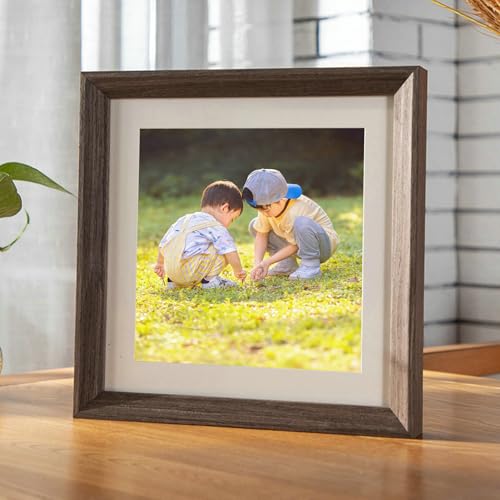 Ayoiow Fotorahmen 45x45 cm Kaffee Holz Bilderrahmen für Büros Fotowand Bilderrahmen Ayoiow Fotorahmen 45x45 cm Kaffee Holz Bilderrahmen für Büros Fotowand Bilderrahmen von Ayoiow