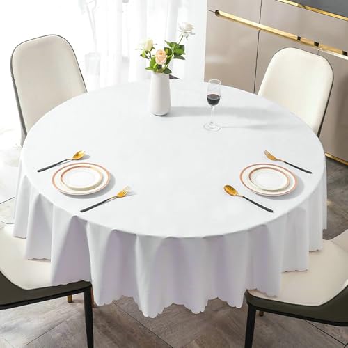 Ayoiow Weiß Tischschutz Rund 200 PVC Tischdecke Unterlage rutschfest Volltonfarbe Dauerhaft für Garten Ayoiow Weiß Tischschutz Rund 200 PVC Tischdecke Unterlage rutschfest Volltonfarbe Dauerhaft für Garten von Ayoiow